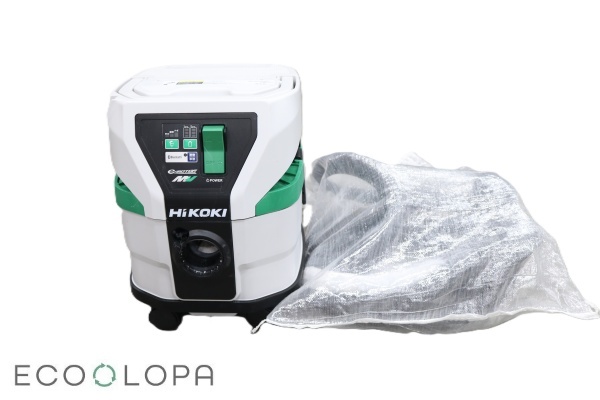 HiKOKI-ハイコーキ-36Vコードレスクリーナ-充電式-粉じん専用-タンク容量8L-蓄電池、充電器別売り-RP3608DBLNN