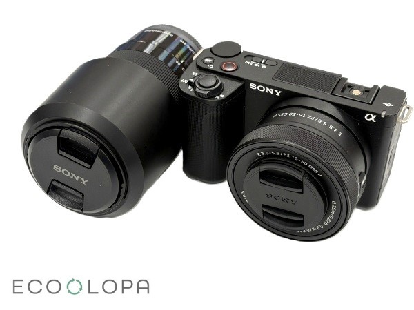 SONY ソニー デジタル一眼カメラ ダブルズームレンズキット VLOGCAM ZV-E10 II