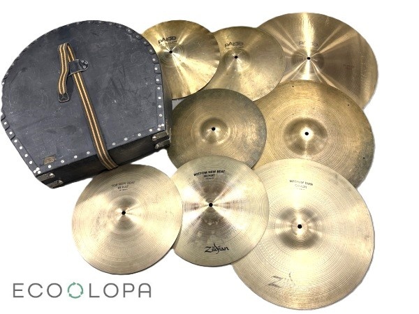 Zildjian PAISTE その他 Cymbals 8枚 Set / 14″ Hi-Hat /16″ Medium Crash ジルジャン パイステ その他 シンバル