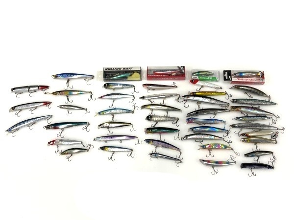 daiwa ダイワ アブガルシア SALT LURE ソルトルアー シーバスルアー大量セット ミノー等 プラグ一式 44点セット